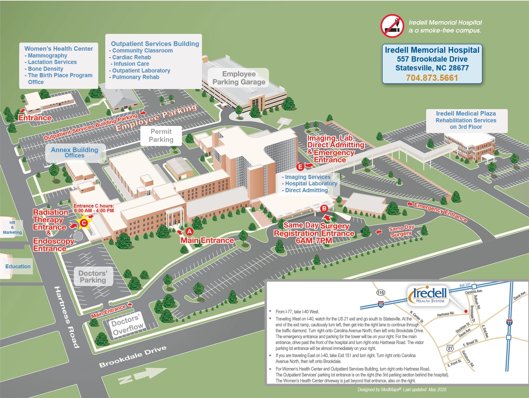Iredell Memorial Hospital Campus Map Iredell Memorial Hospital Campus Map