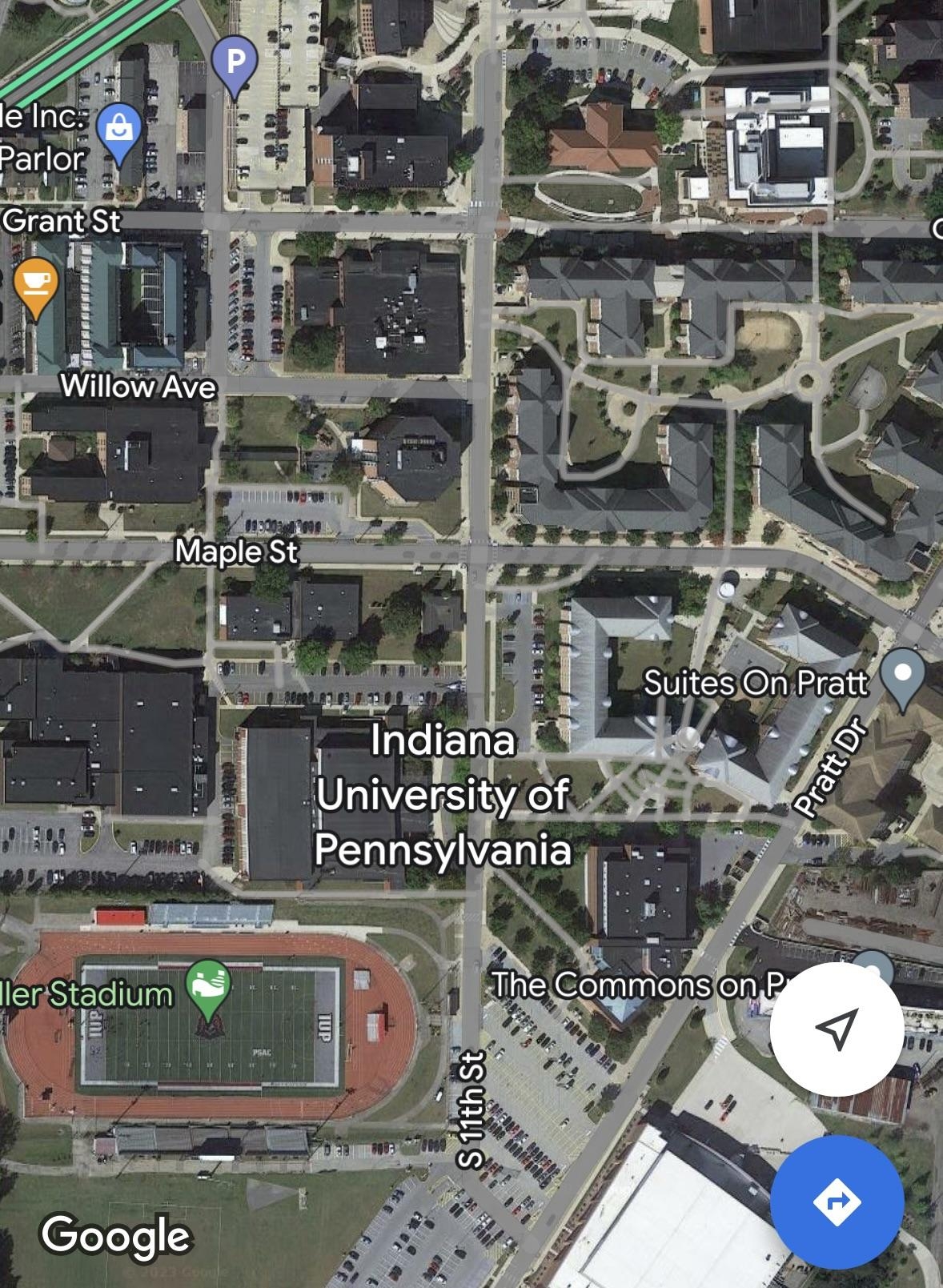 iup campus map iup campus map