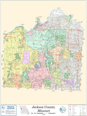 Jackson County Missouri 2011 Wall Map Jackson County Missouri 2011 Wall Map