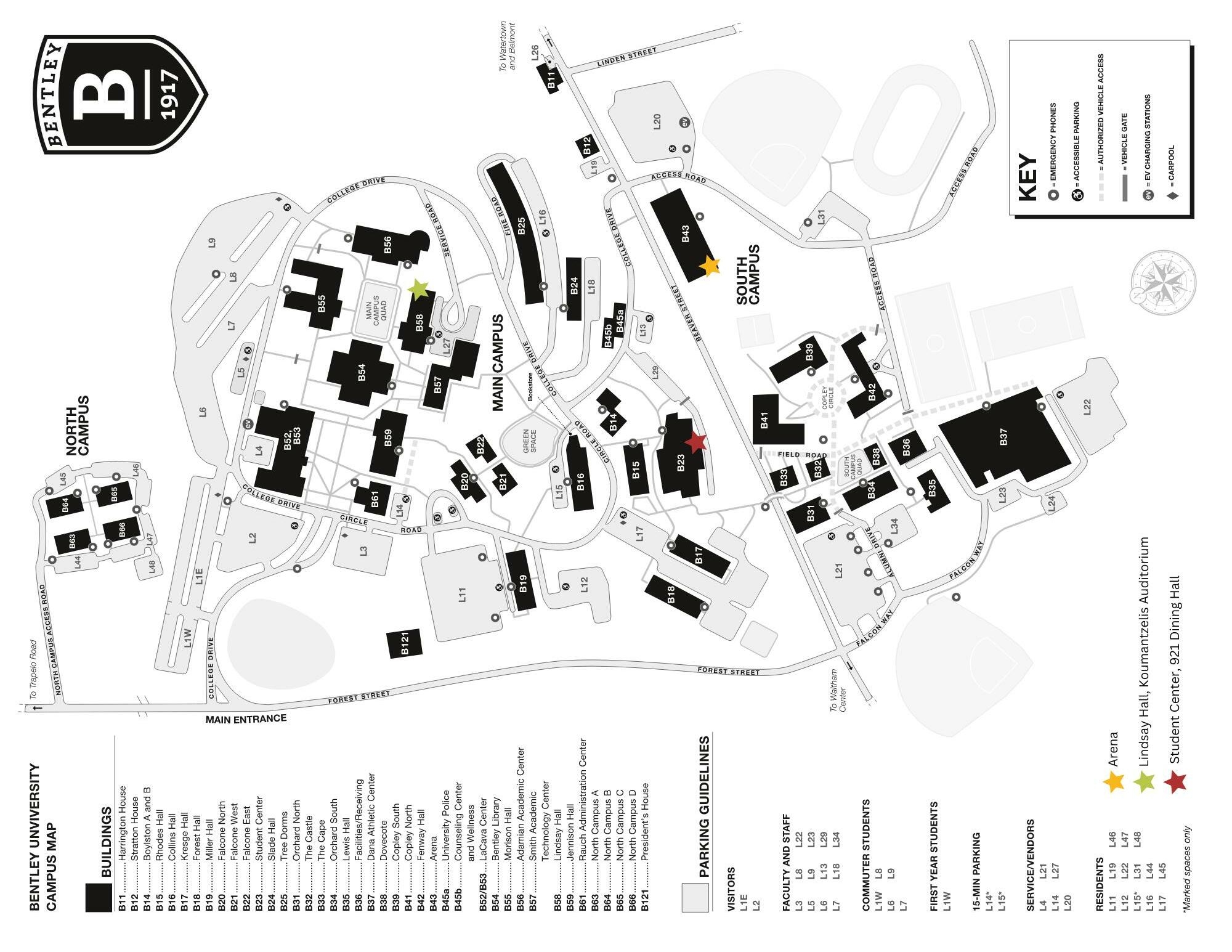January Orientation Schedule W Campus Map By Bentley University New Student Programs Orientation Issuu