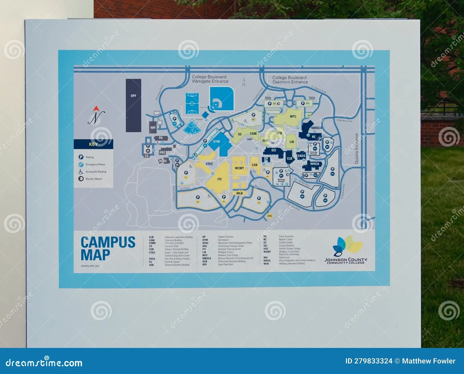 JCCC Campus Map Editorial Stock Image Image Of Road 279833324
