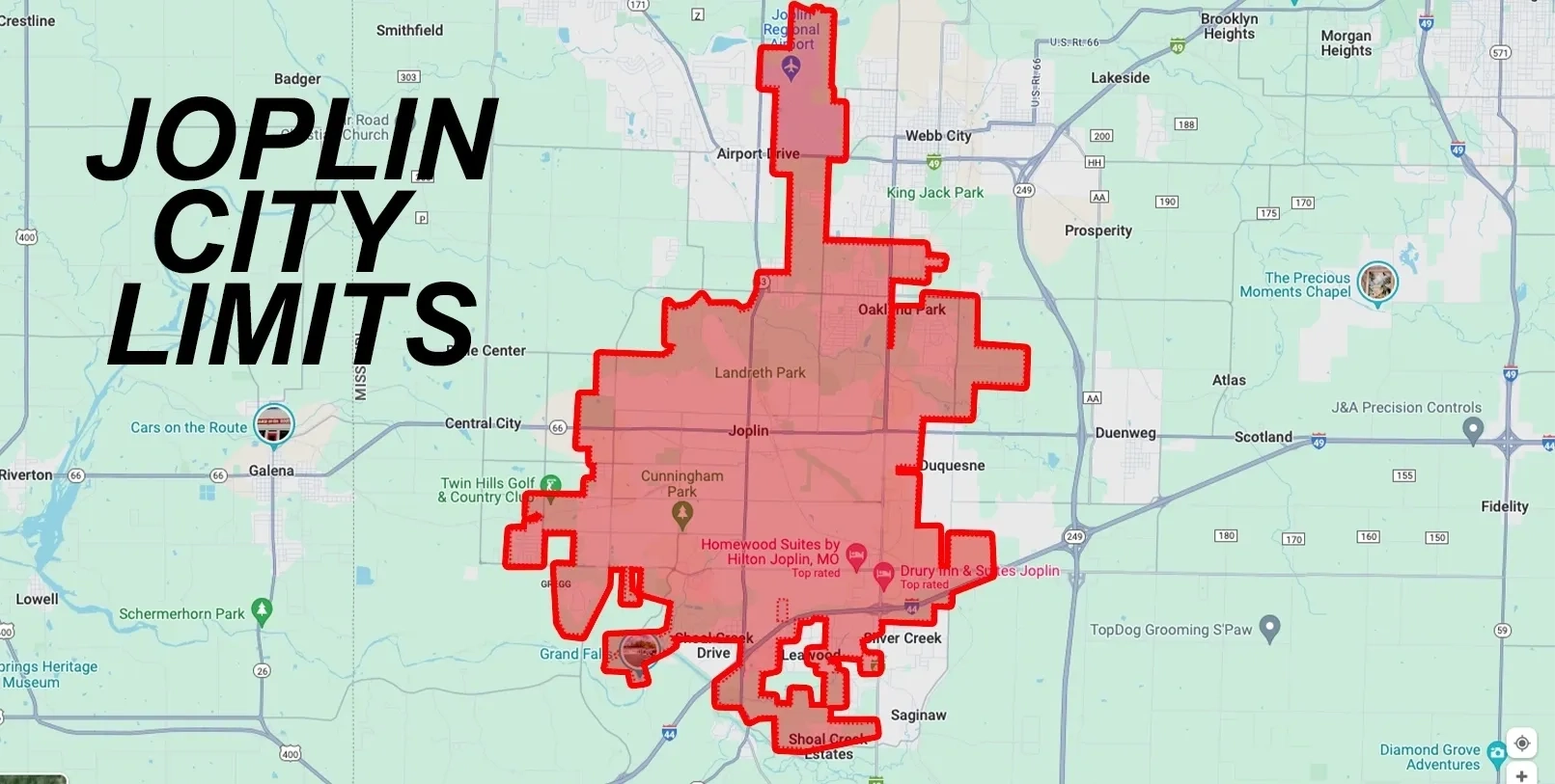 joplin mo city map