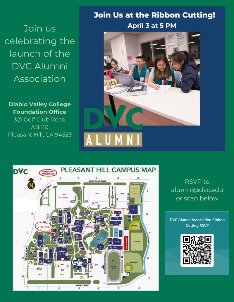 Join Us At The Launch For The Diablo Valley College Alumni Association Ribbon Cutting All Are Welcome And Encourage To Attend RSVP Here Https lnkd in gG46MidT Diablo Valley College Alumni Association Join Us At The Launch For The Diablo Valley College Alumni Association Ribbon Cutting All Are Welcome And Encourage To Attend RSVP Here Https lnkd in gG46MidT Diablo Valley College Alumni Association
