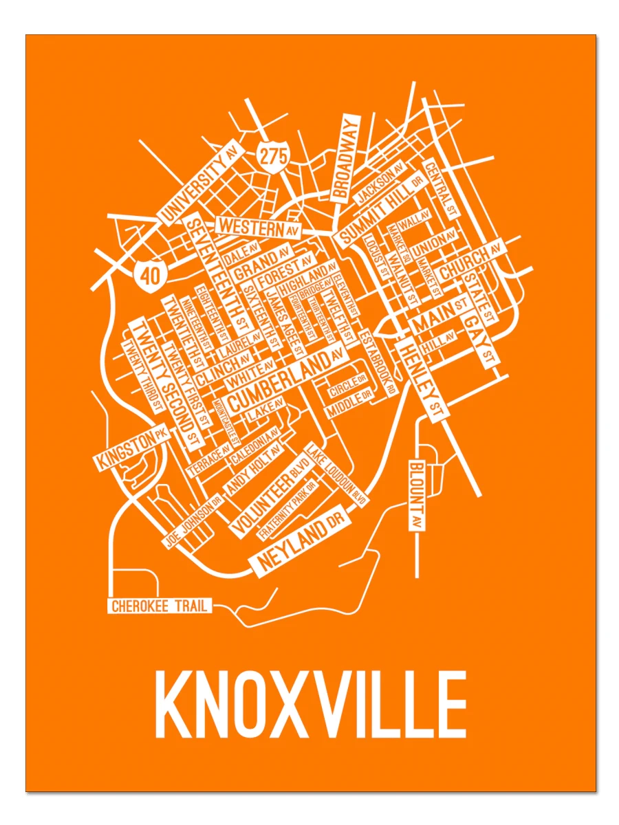 knoxville city map