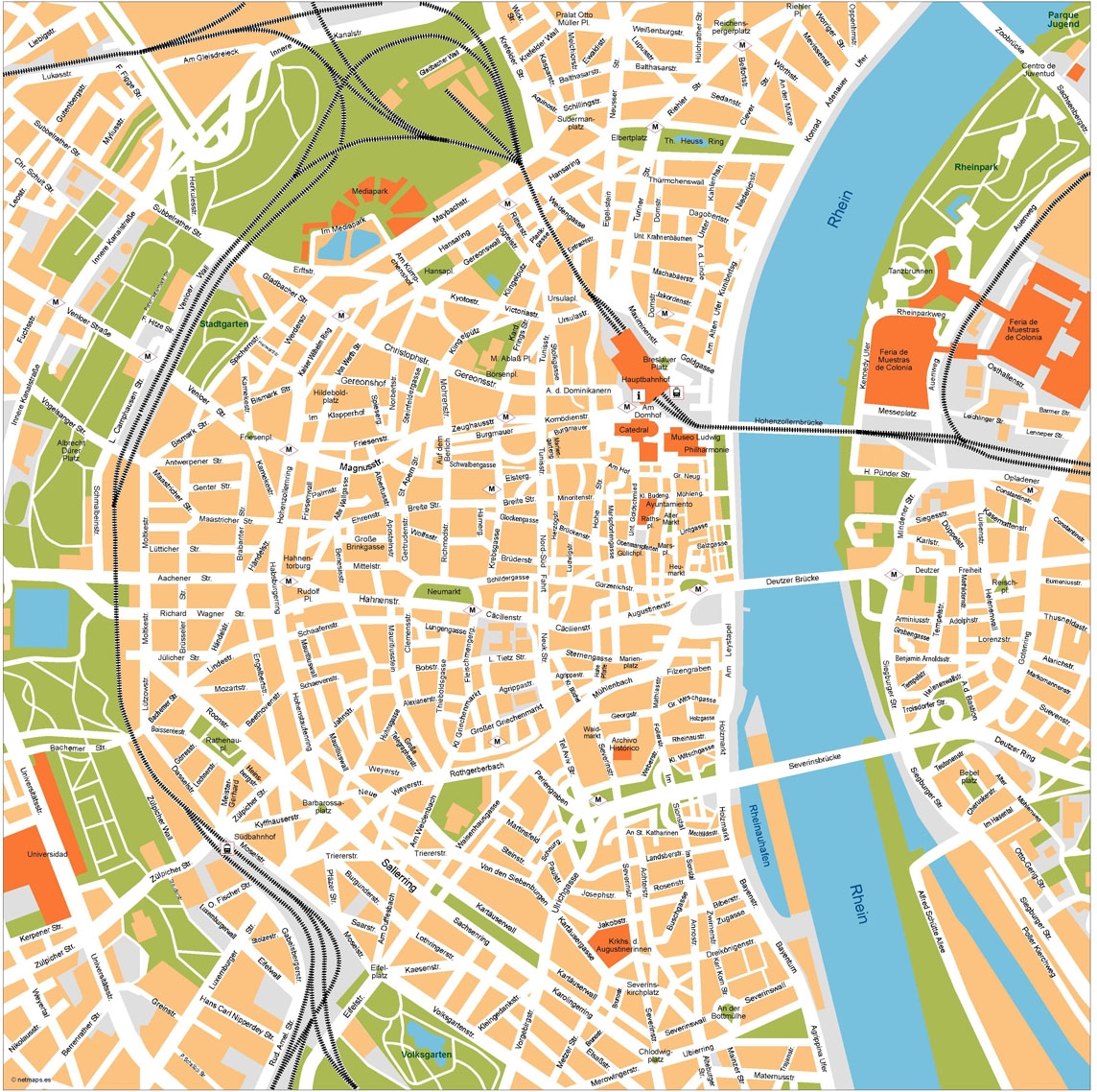 Koln Vector Map Vector World Maps