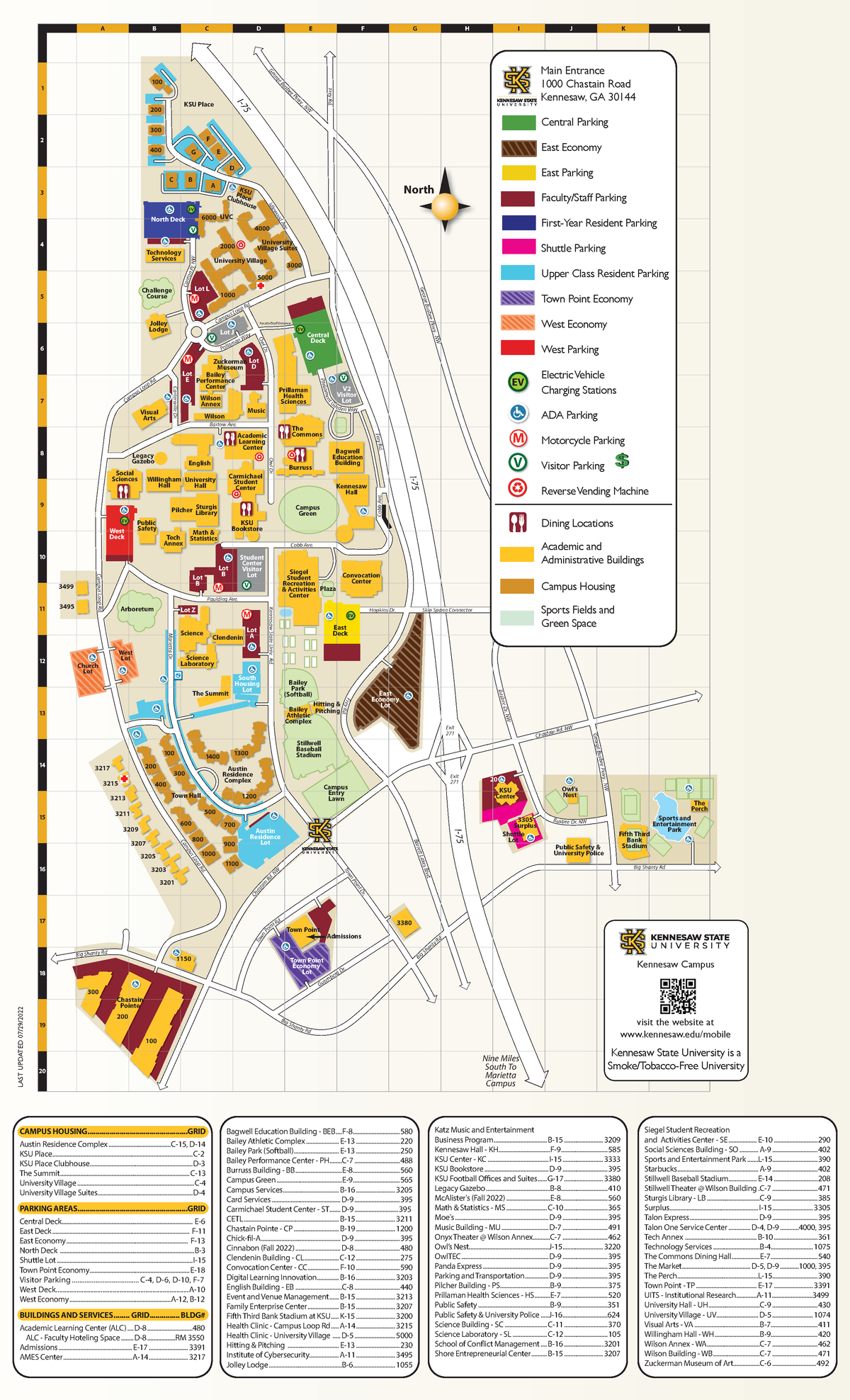 KSU Campus Map And Layout Overview Essentials And Locations Studocu