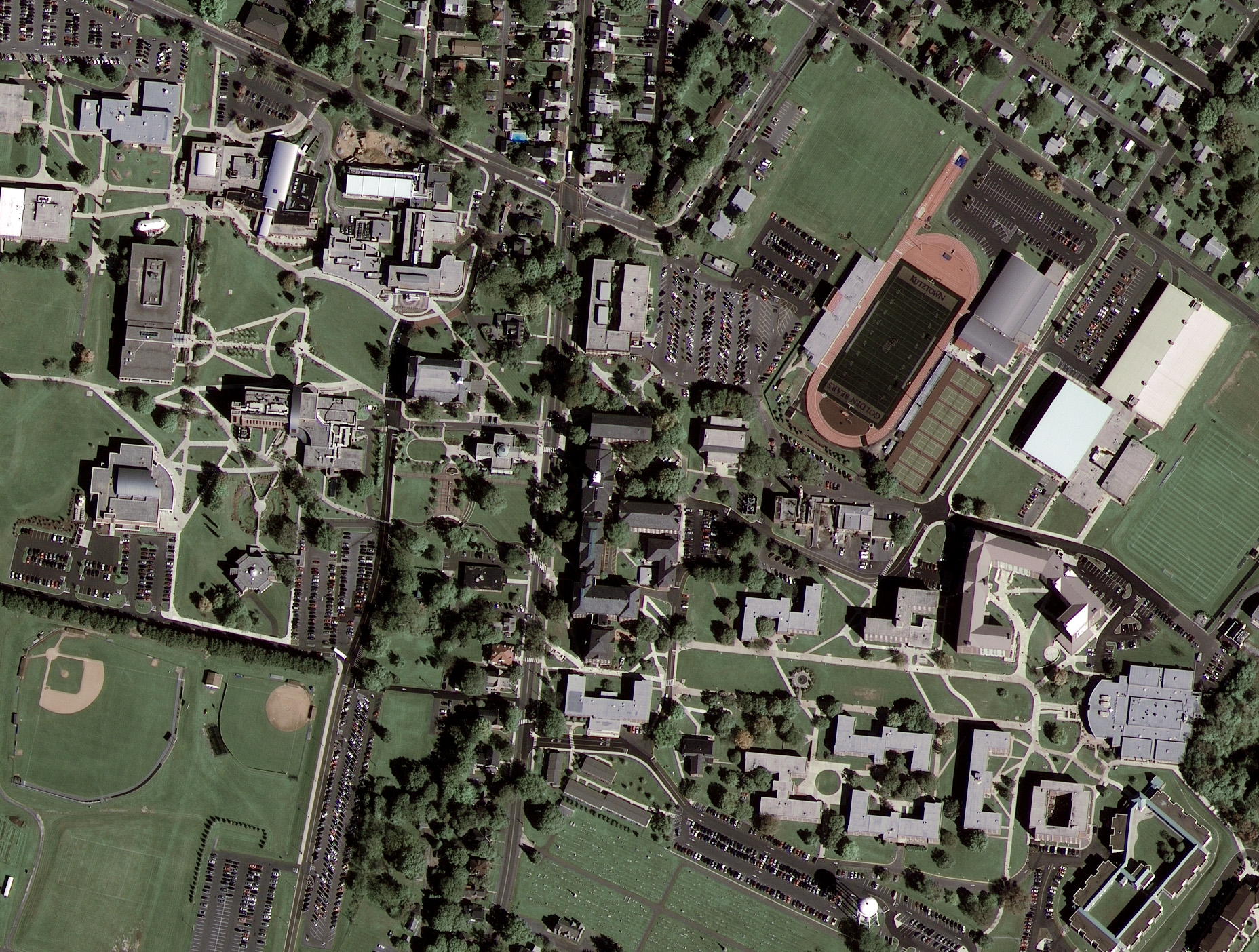 kutztown university campus map