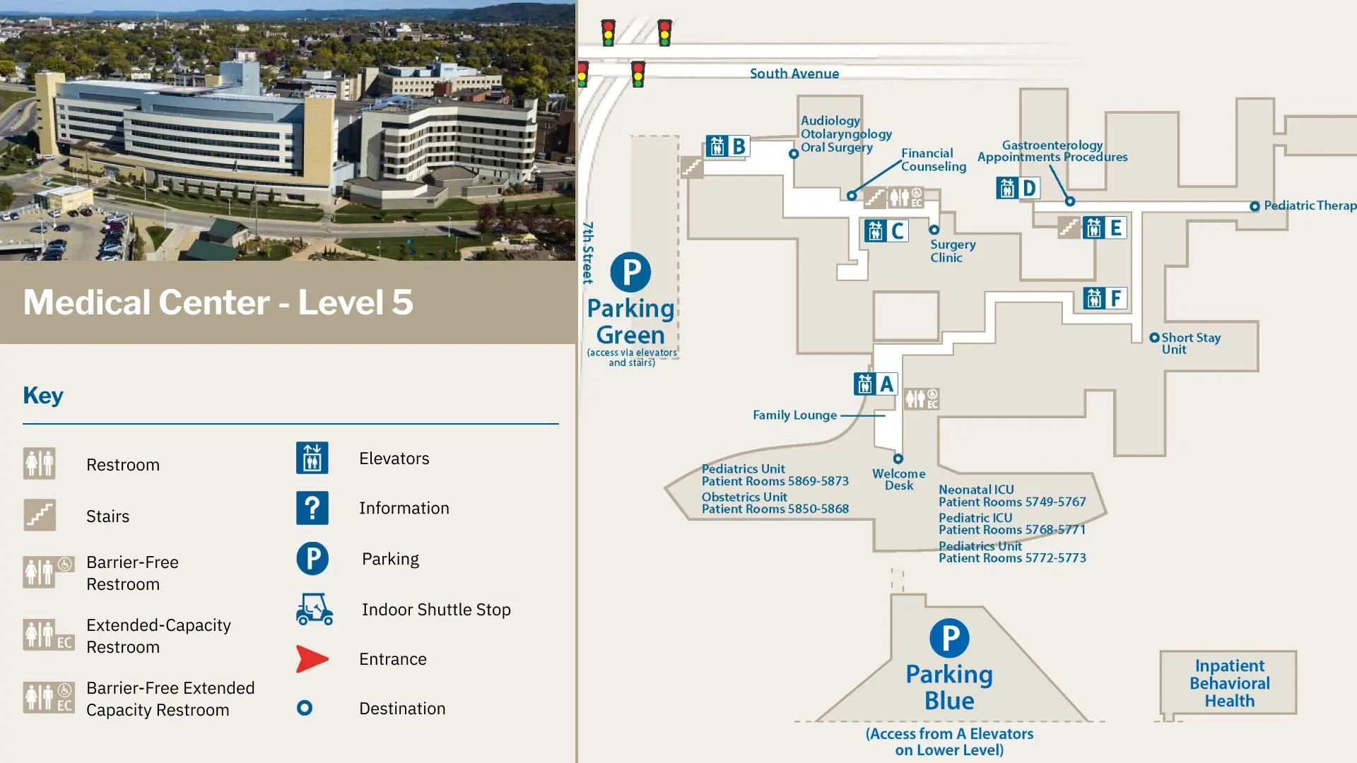La Crosse Floor Maps Gundersen Health System