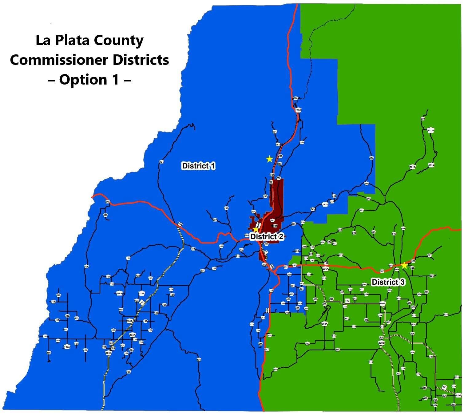 la plata county map
