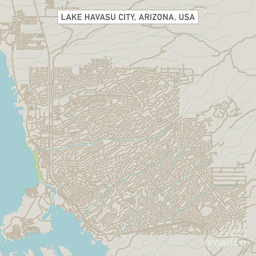 map of lake havasu city arizona