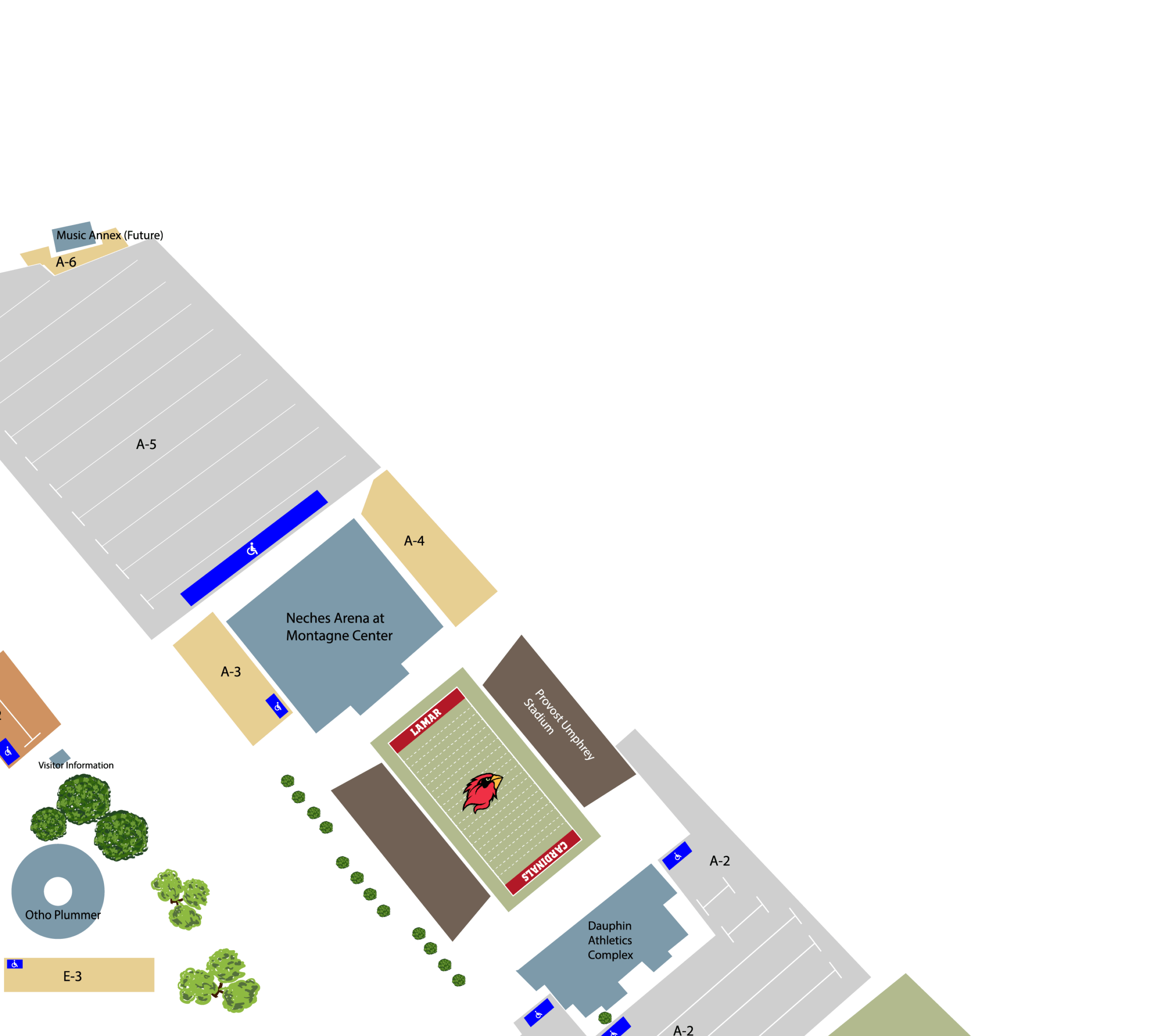Lamar University Campus Map