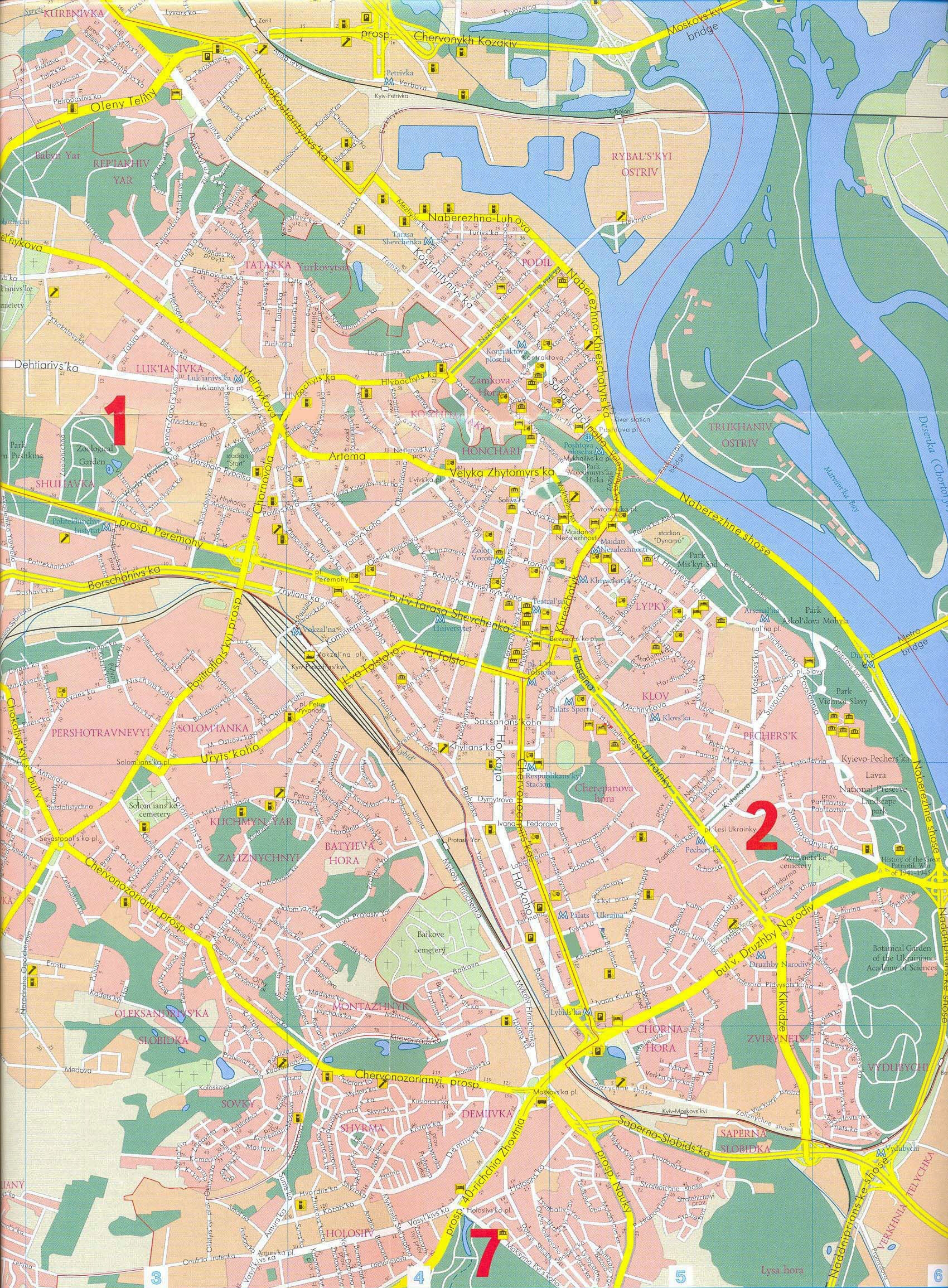 Large Detailed Street Map Of Kiev City Center Kiev Ukraine Europe Mapsland Maps Of The World Large Detailed Street Map Of Kiev City Center Kiev Ukraine Europe Mapsland Maps Of The World