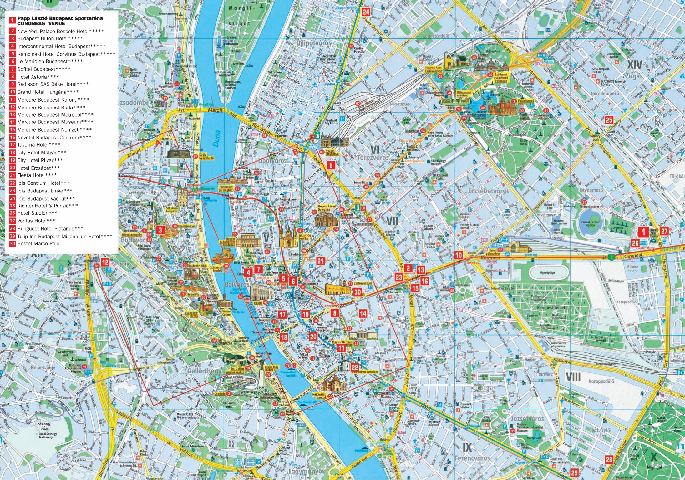 Large Detailed Tourist And Hotels Map Of Budapest City Budapest City Large Detailed Tourist And Hotels Map Vidiani Maps Of All Countries In One Place Large Detailed Tourist And Hotels Map Of Budapest City Budapest City Large Detailed Tourist And Hotels Map Vidiani Maps Of All Countries In One Place