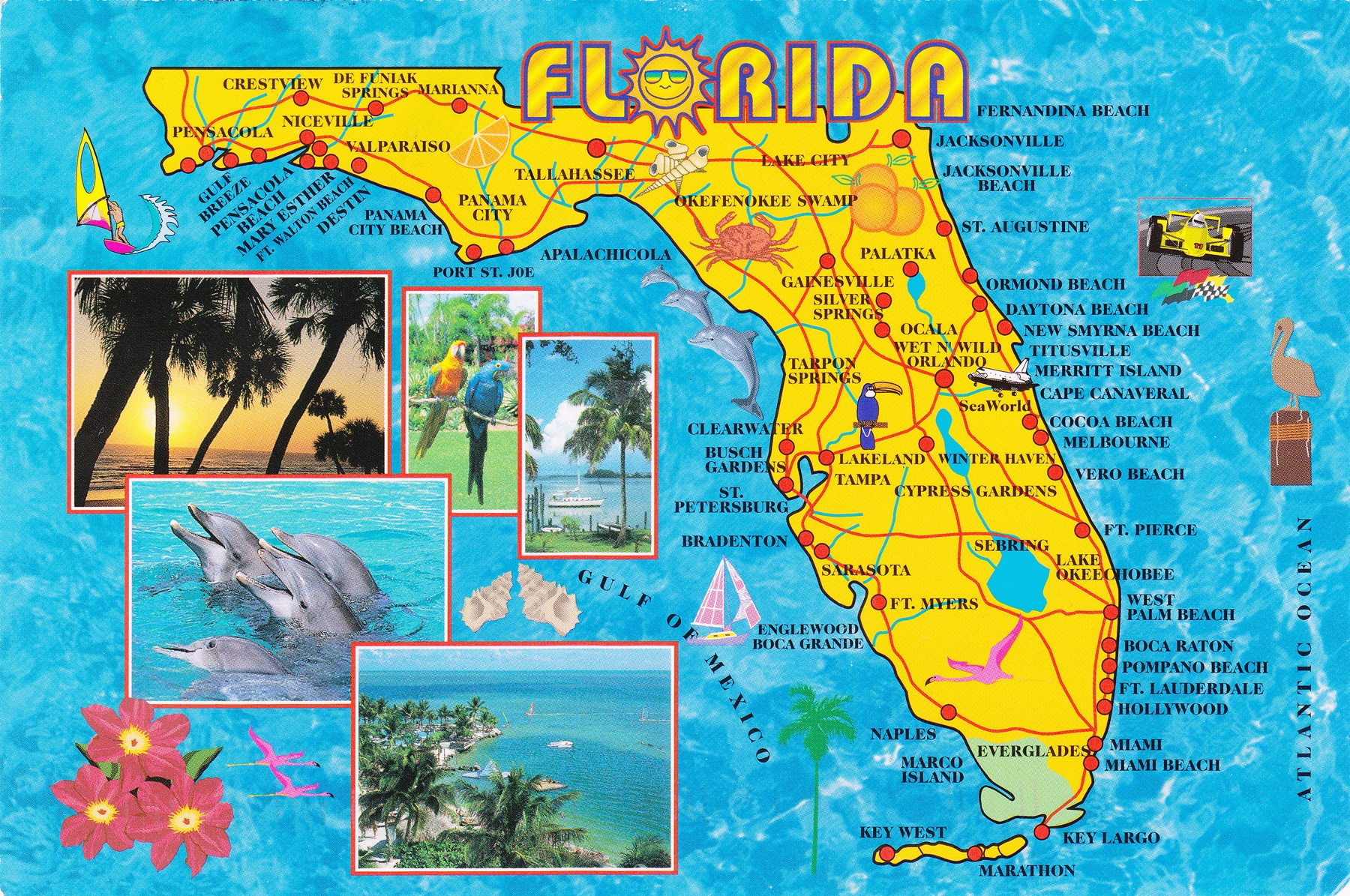 florida state map printable