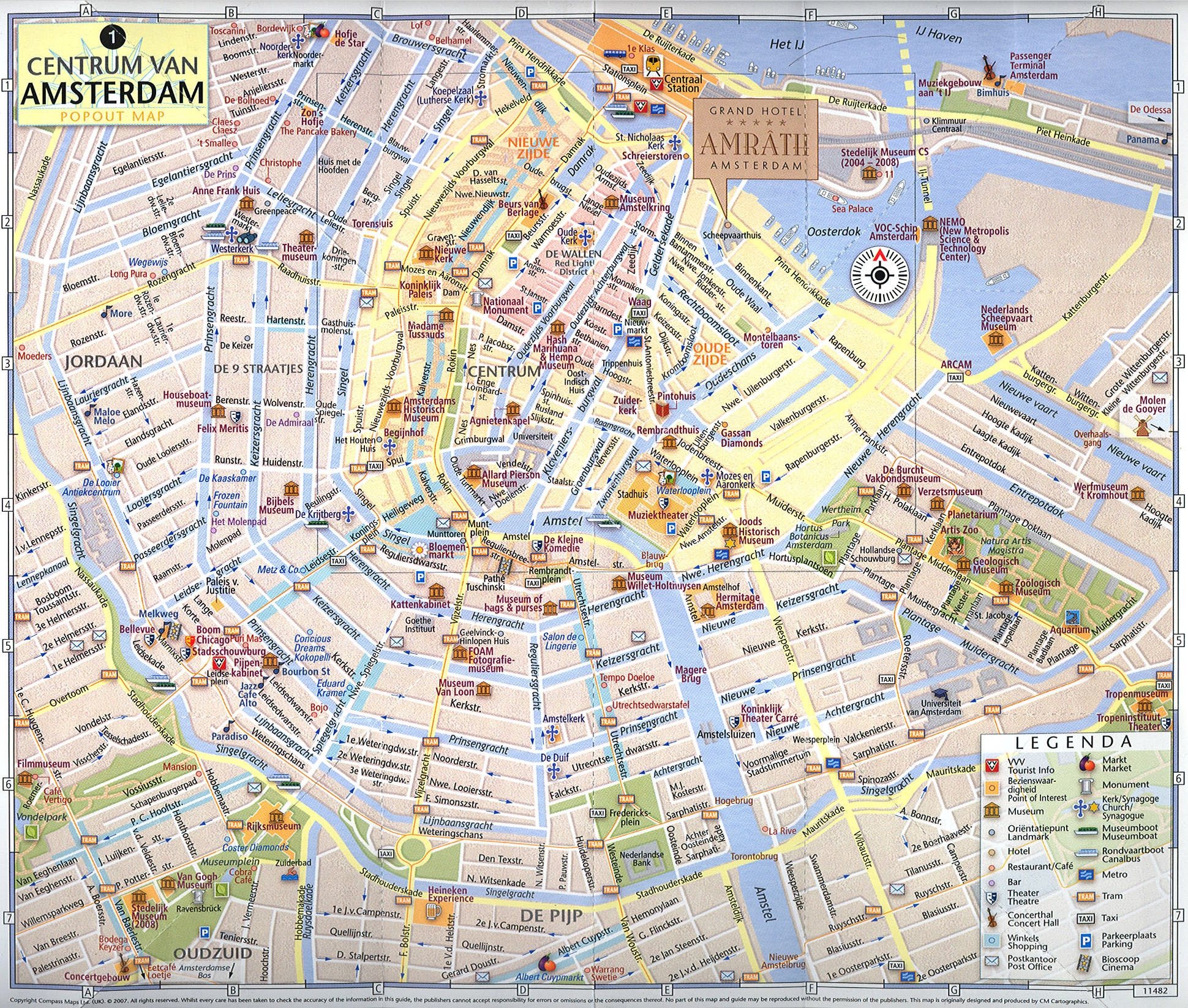 Large Tourist Map Of Central Part Of Amsterdam City Vidiani Maps Of All Countries In One Place Large Tourist Map Of Central Part Of Amsterdam City Vidiani Maps Of All Countries In One Place