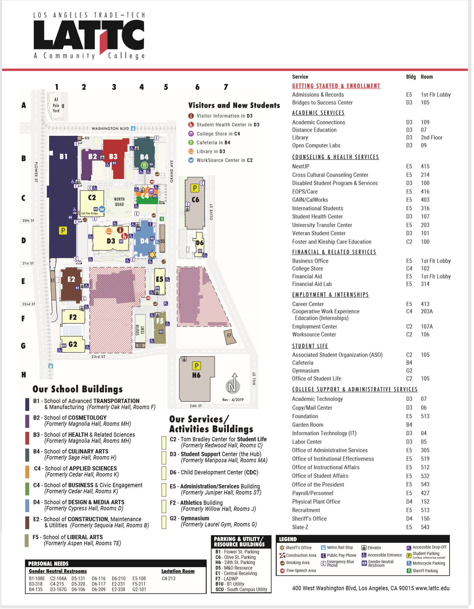 LATTC Campus Map JATC Southern California LATTC Campus Map JATC Southern California