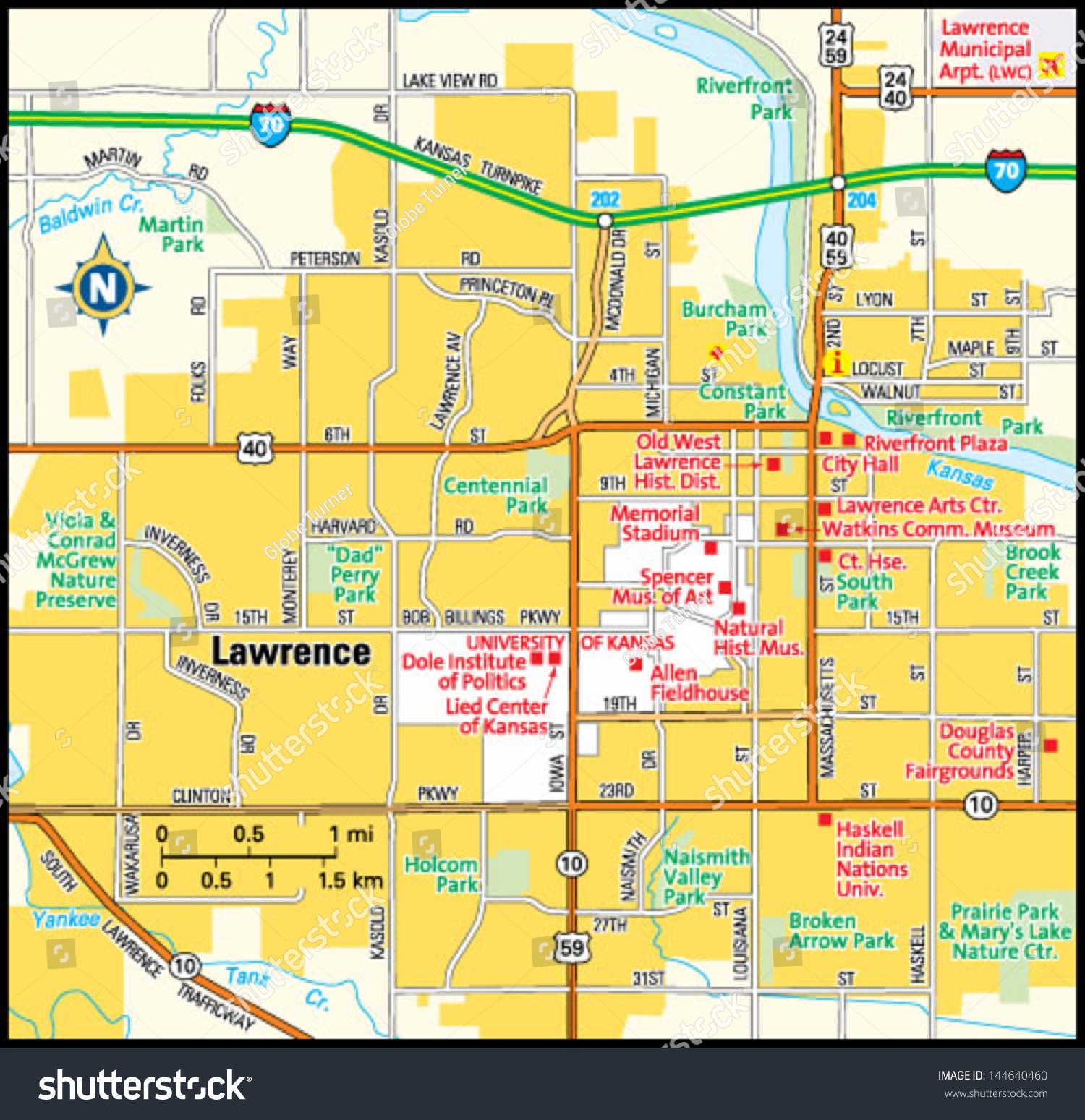 city of lawrence maps