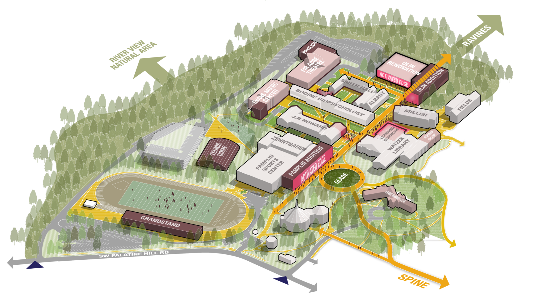 lewis and clark campus map lewis and clark campus map