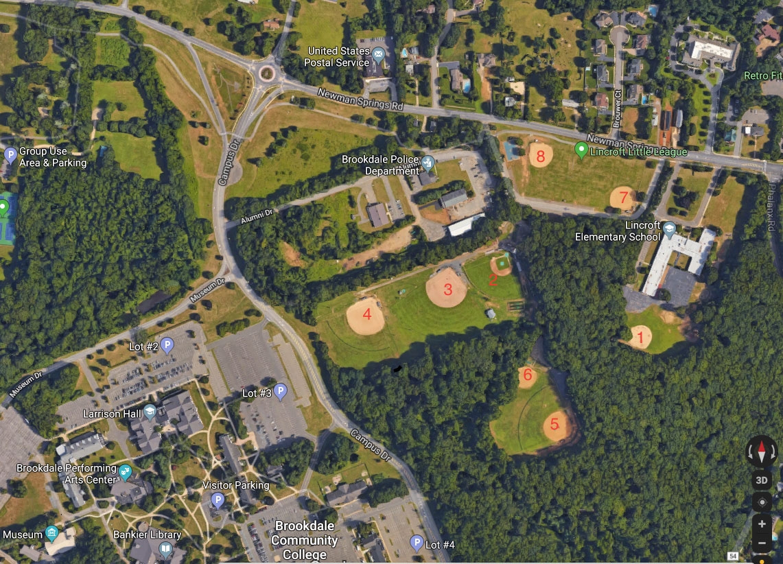 Lincroft Complex Map