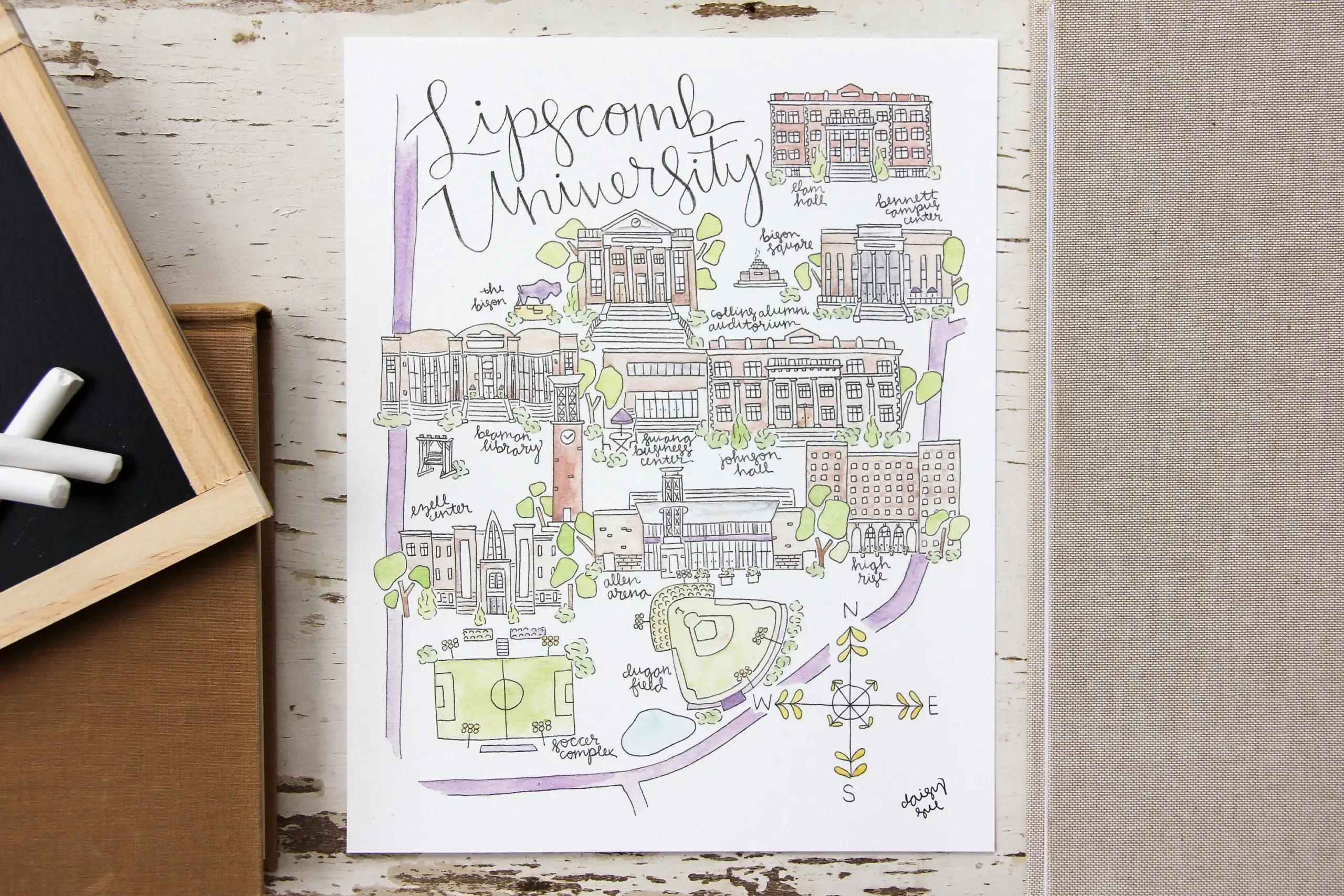 lipscomb university campus map