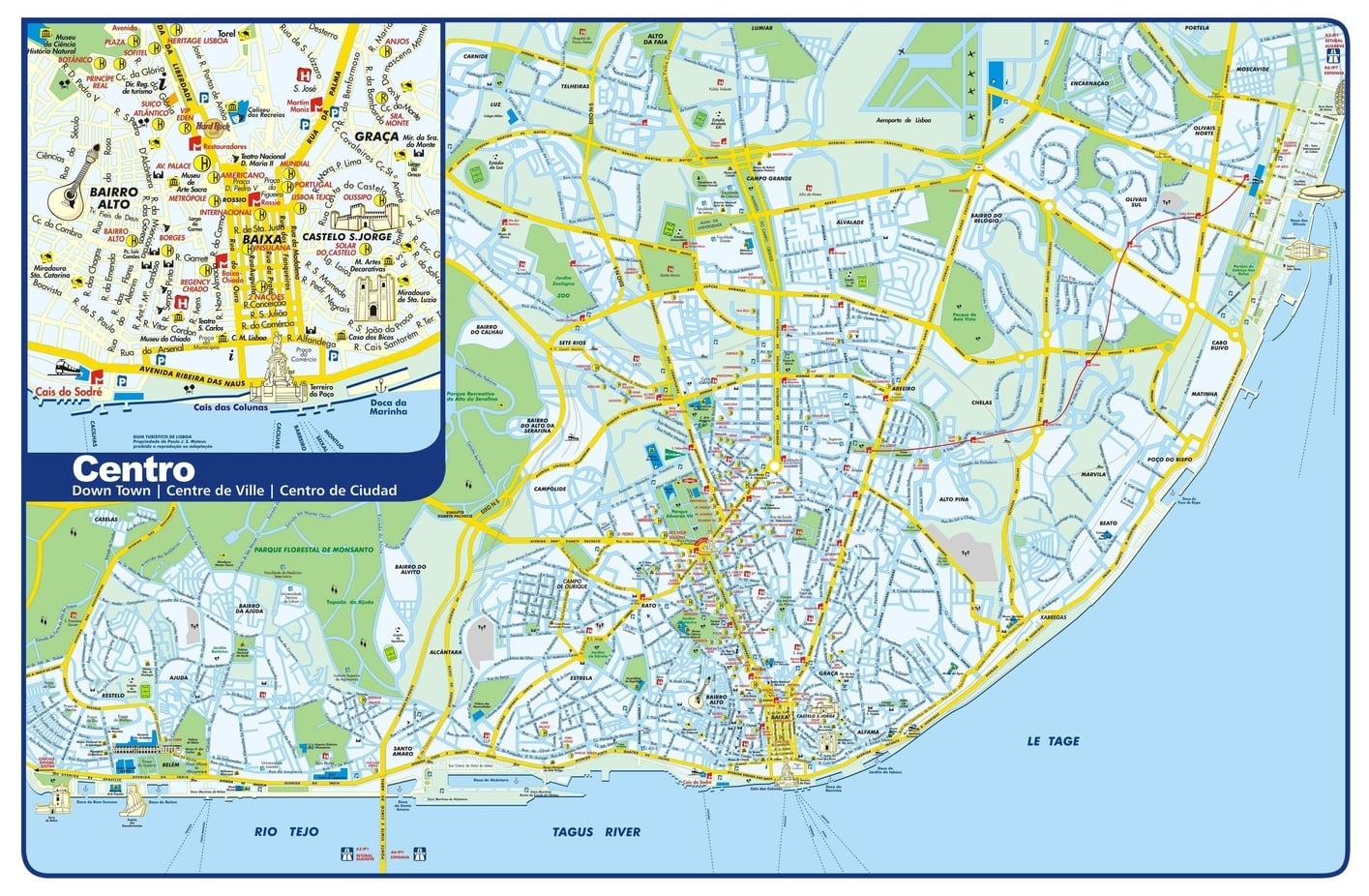 Lisbon Maps The Tourist Maps Of Lisbon To Plan Your Trip Lisbon Maps The Tourist Maps Of Lisbon To Plan Your Trip
