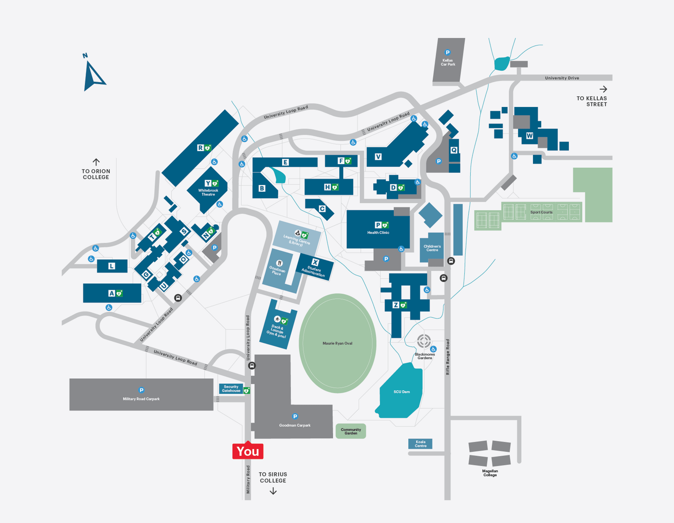 Lismore Campus Map Southern Cross University Lismore Campus Map Southern Cross University