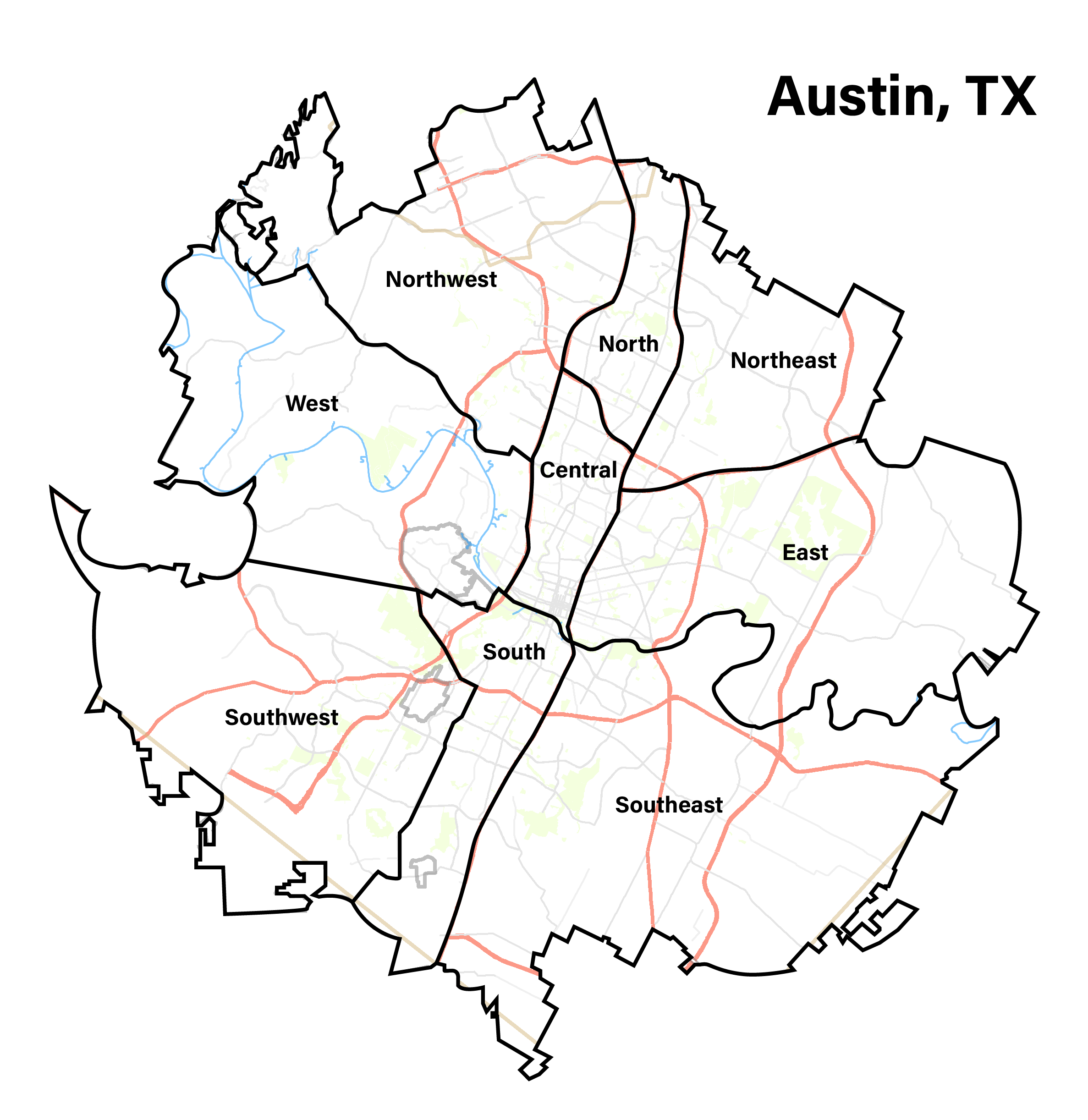 austin city limits map austin city limits map