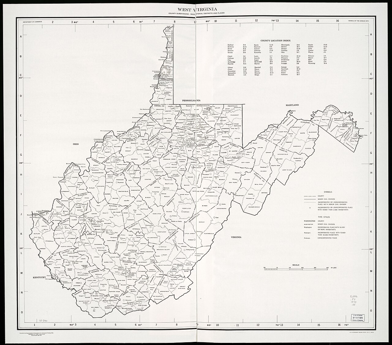 List Of Magisterial Districts In West Virginia Wikipedia
