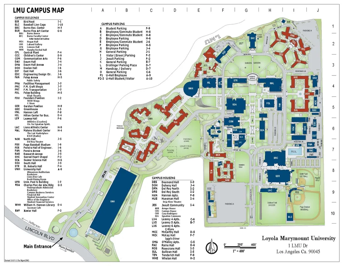 LMU Campus Map Raymond Mongi Archinect