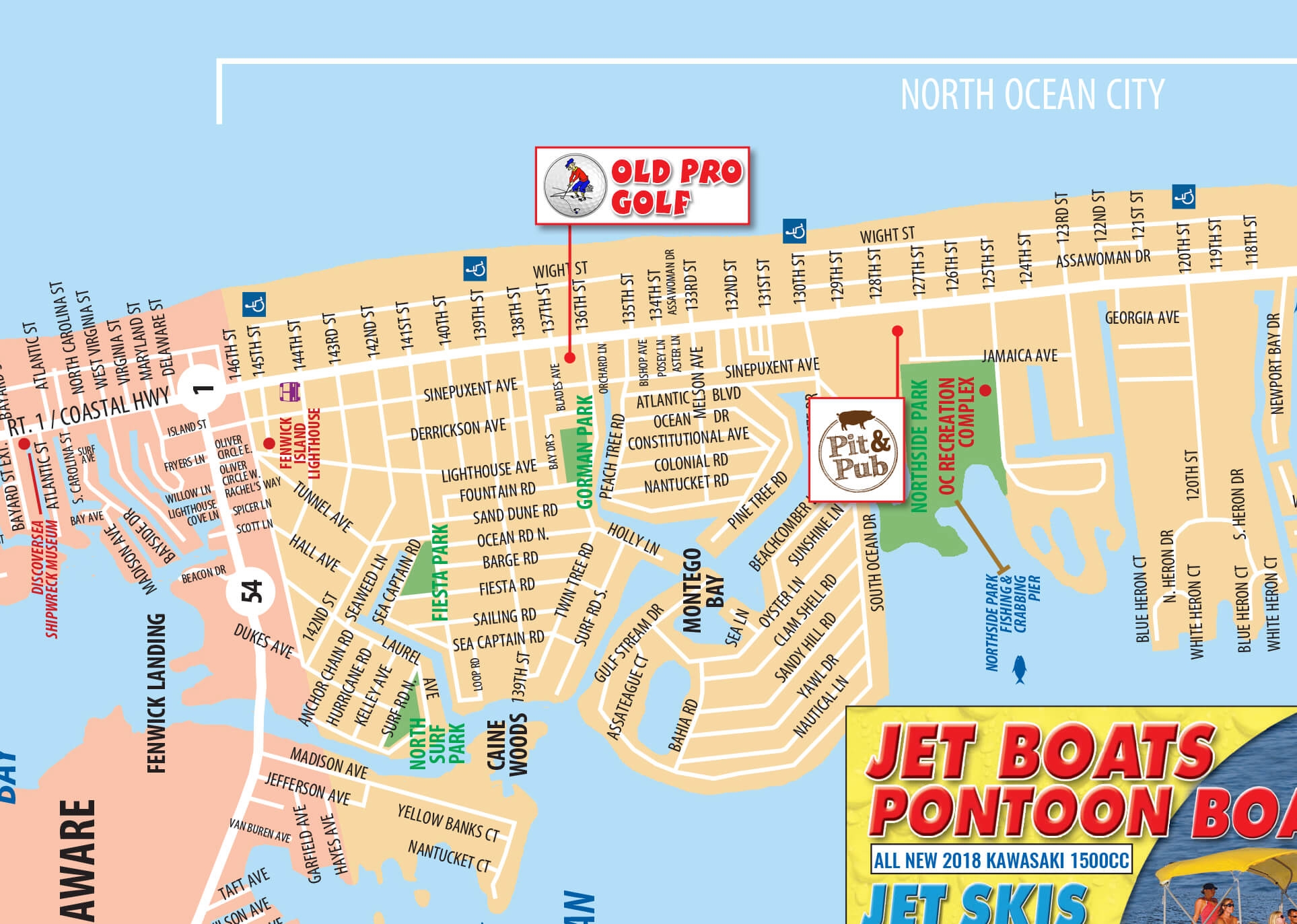 Local Maps Ocean City Chamber Local Maps Ocean City Chamber