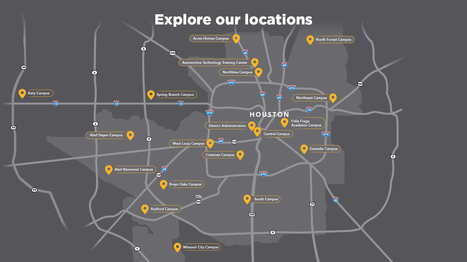 Locations Houston City College HCC Local Focus Global Reach 