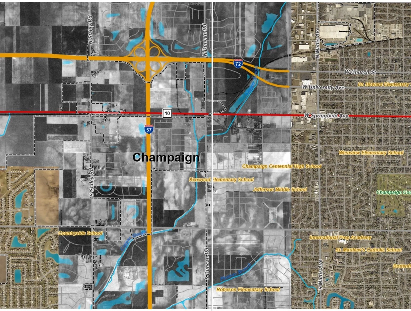 champaign county gis map