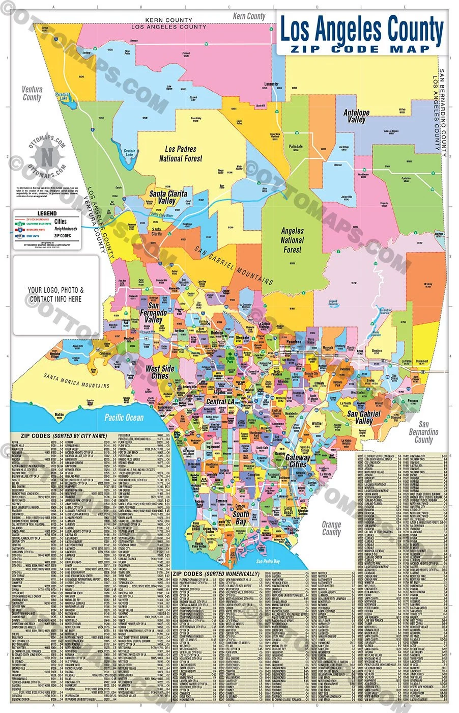 Los Angeles County Zip Code Map Zip Codes Colored FILES PDF And Otto Maps Los Angeles County Zip Code Map Zip Codes Colored FILES PDF And Otto Maps