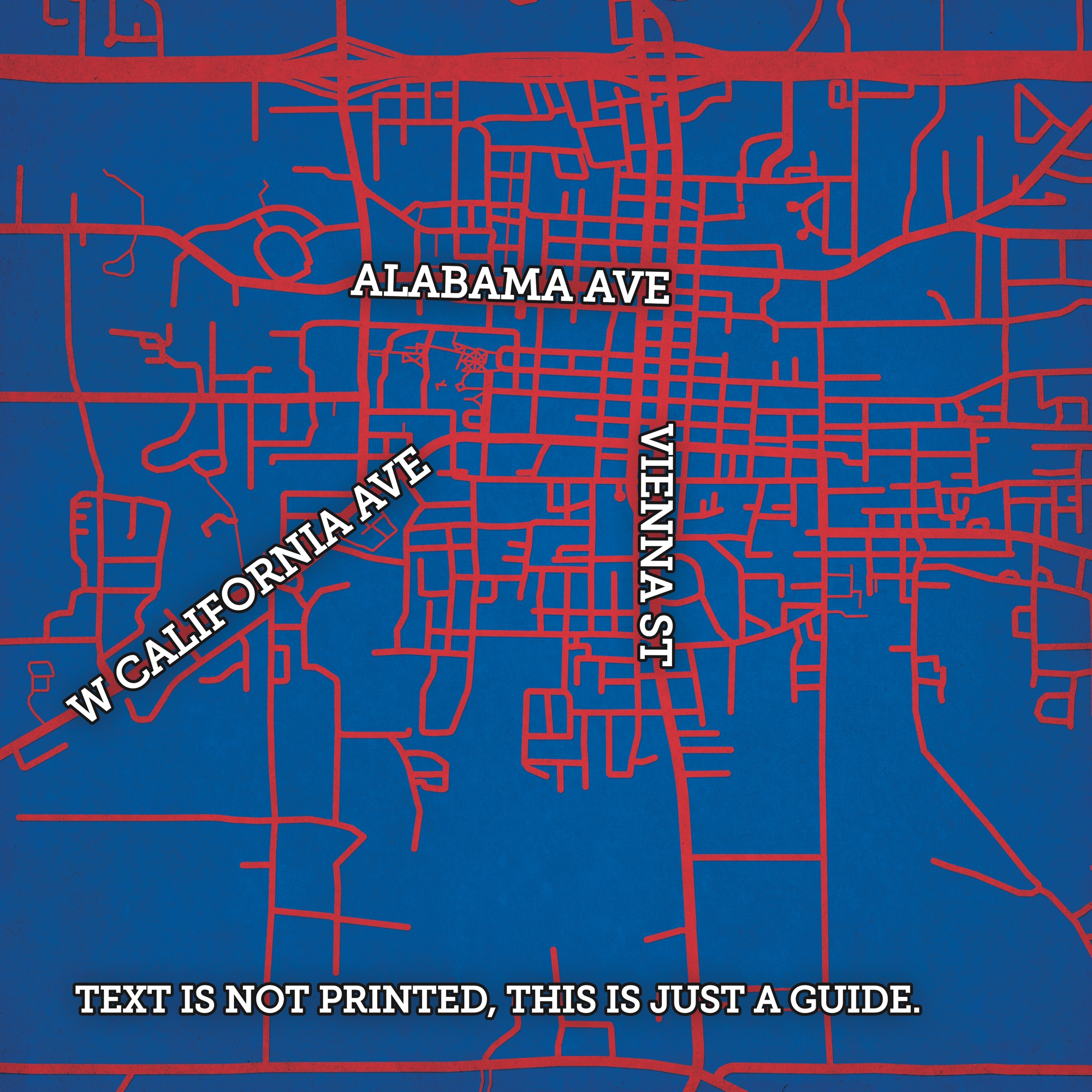 Louisiana Tech University Campus Map Art City Prints