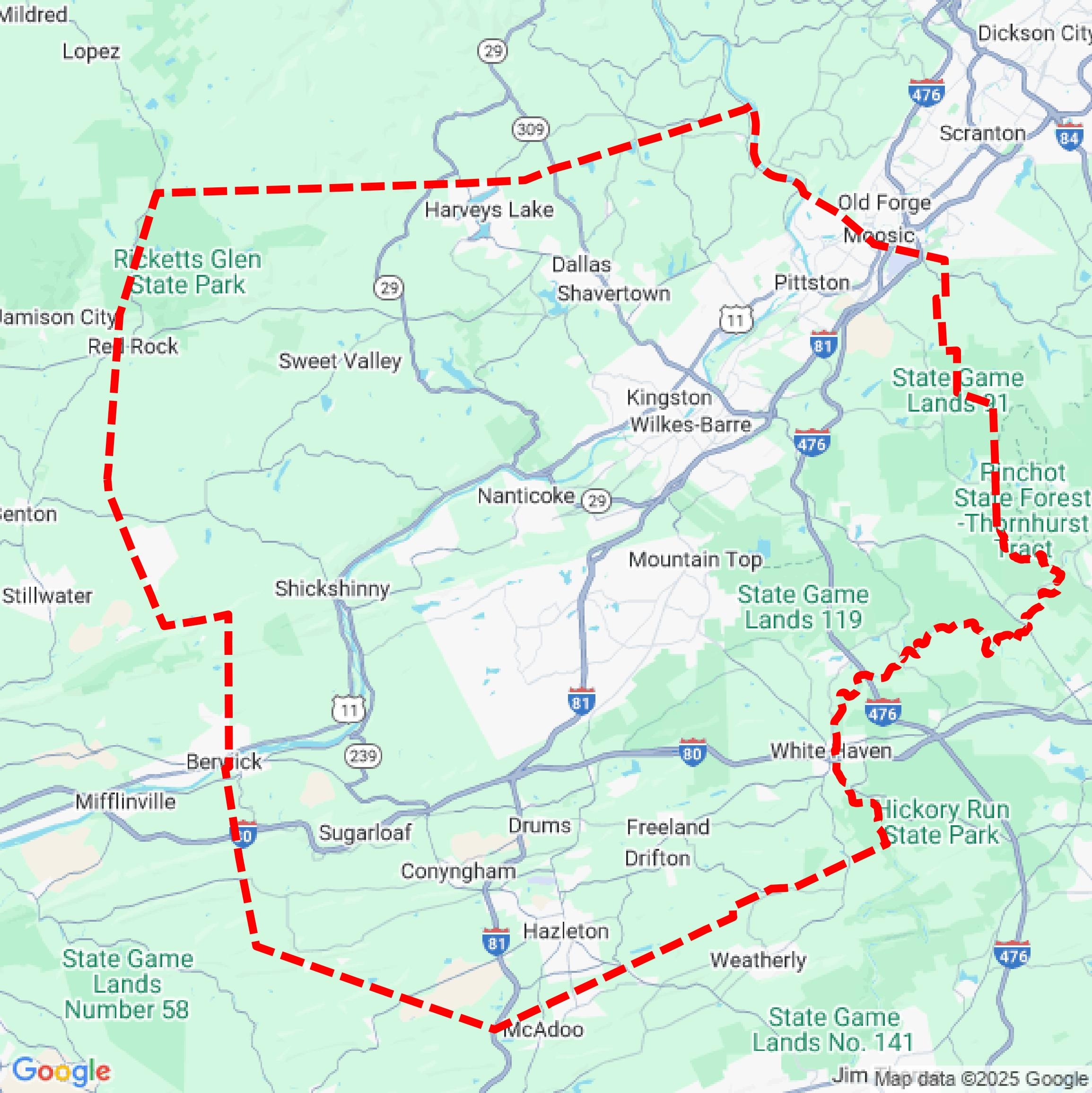 Luzerne County GIS Data For CAD