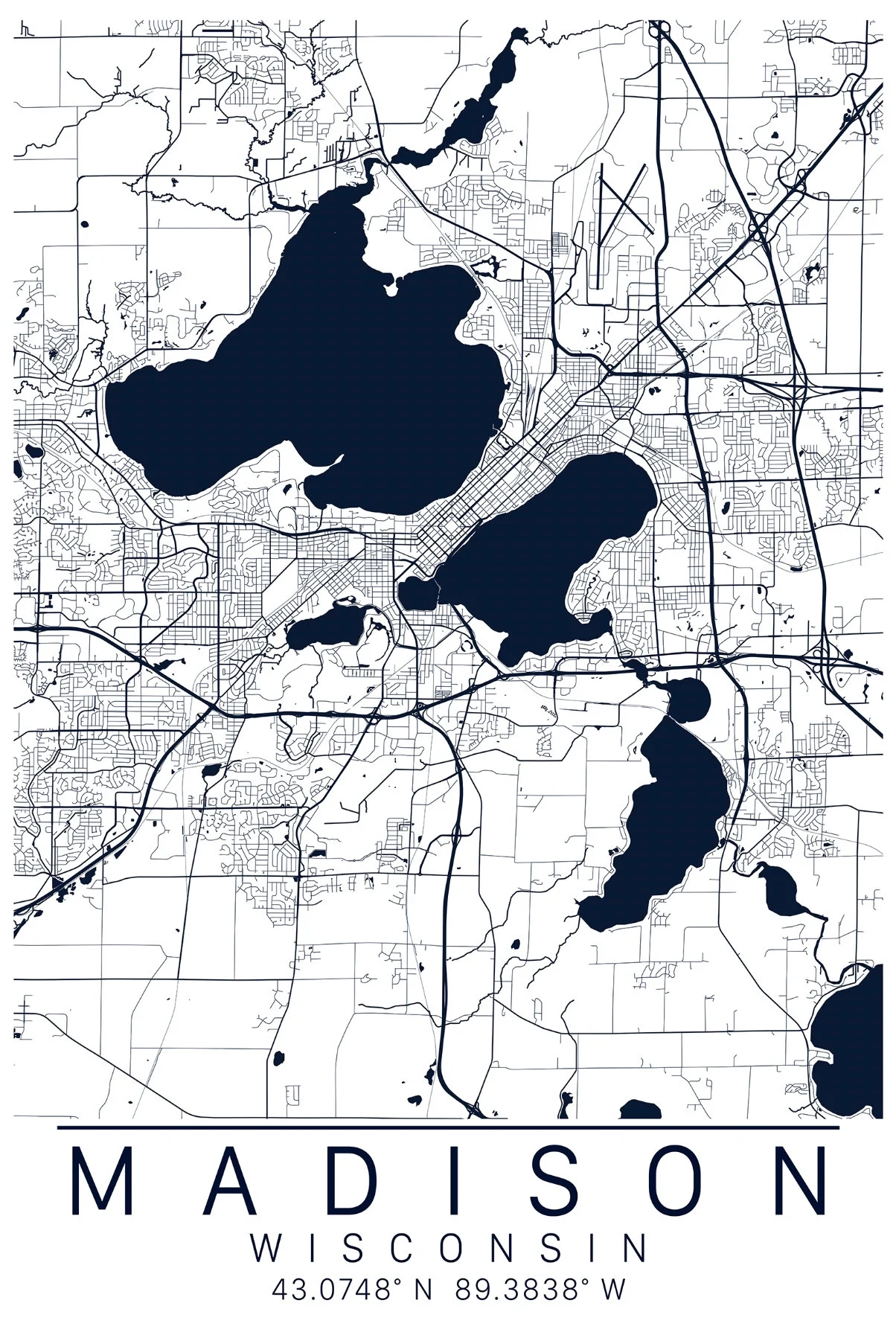 Madison Map Art Map Of Madison Wisconsin City Art City Map City Print Wall Map Customize With Any Color Wayfinder Creative Etsy Madison Map Art Map Of Madison Wisconsin City Art City Map City Print Wall Map Customize With Any Color Wayfinder Creative Etsy