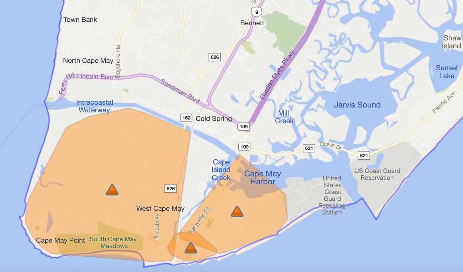 outage map atlantic city electric