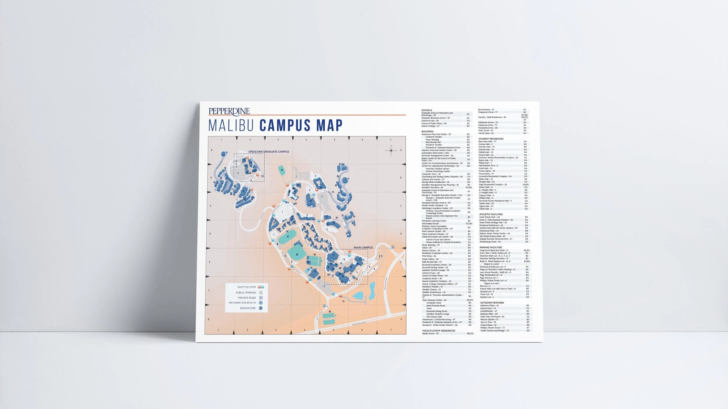 Malibu Campus Map Jess Arling Design