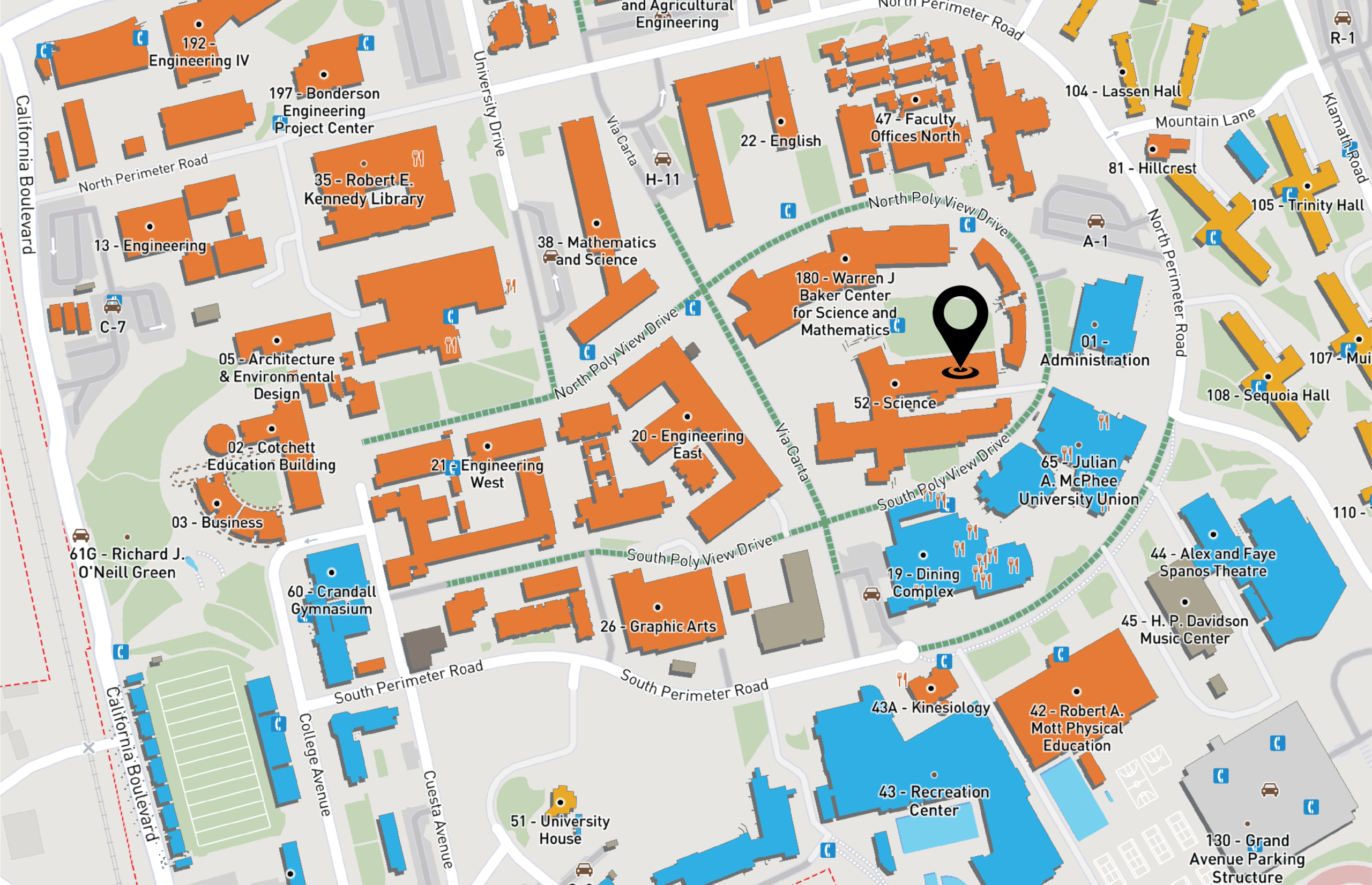 Map Educational Opportunity Program EOP Cal Poly San Luis Obispo