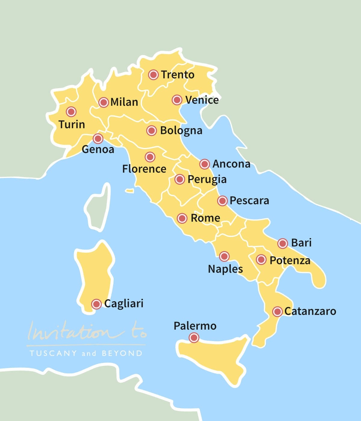 Map Of Airports In Italy List Of Main International Italian Airports
