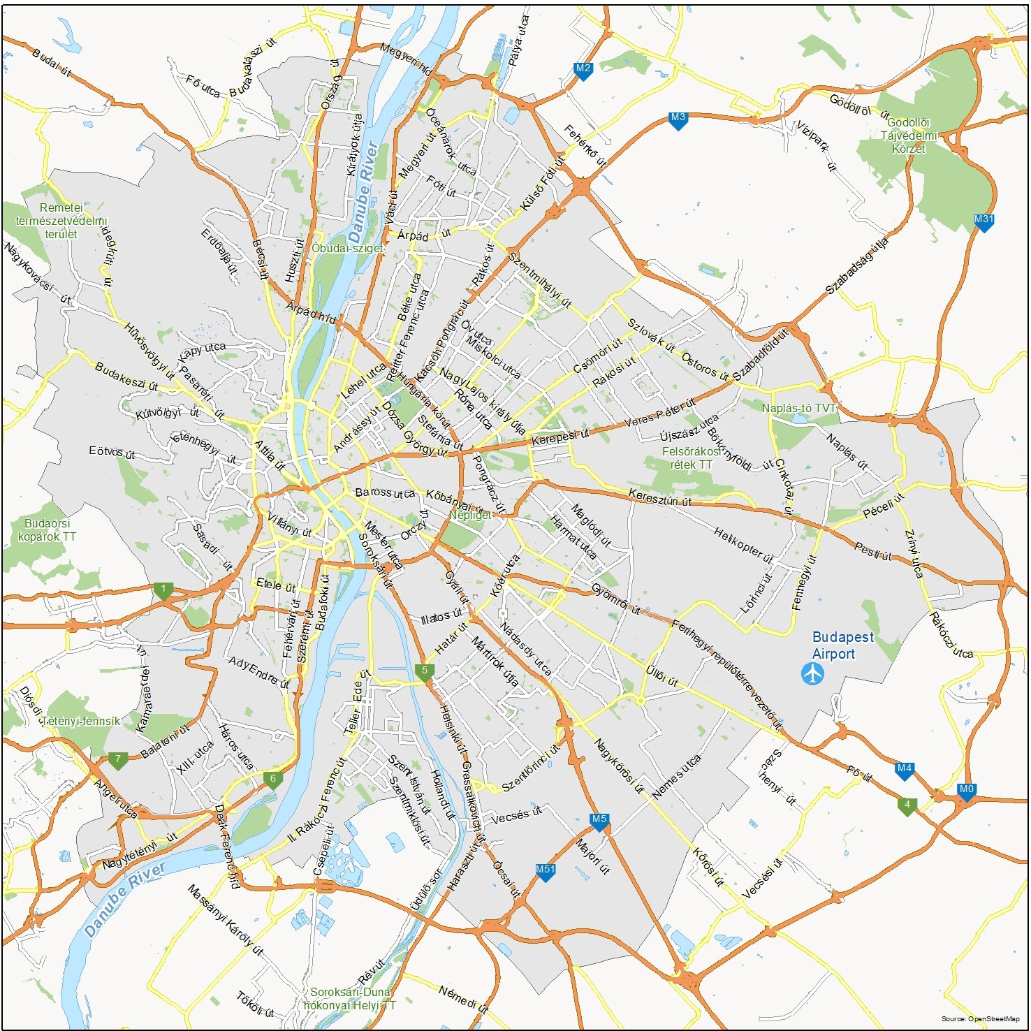 Map Of Budapest Hungary GIS Geography Map Of Budapest Hungary GIS Geography