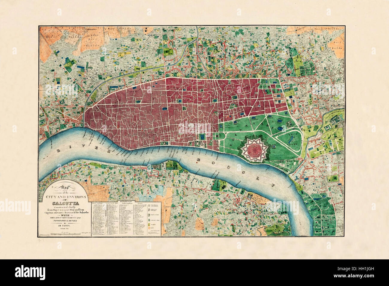 calcutta city map calcutta city map