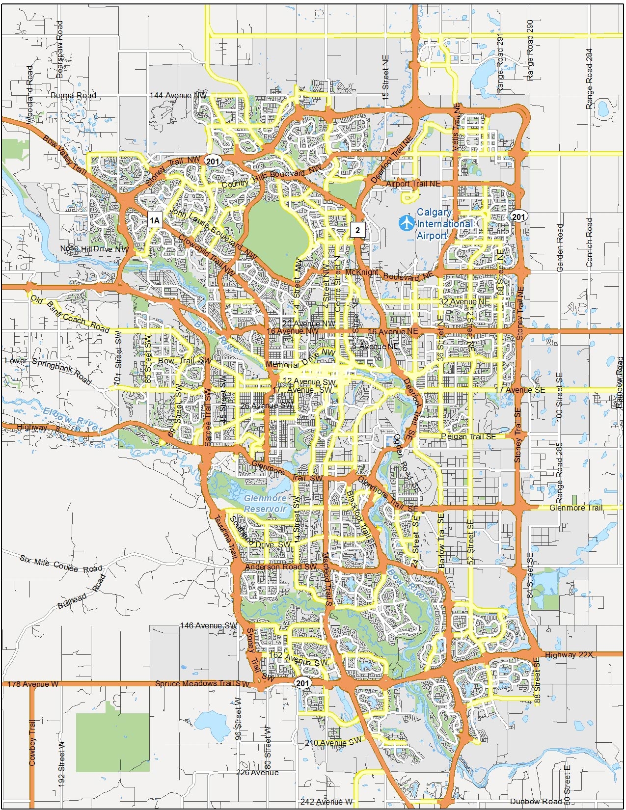 Map Of Calgary Canada GIS Geography Map Of Calgary Canada GIS Geography