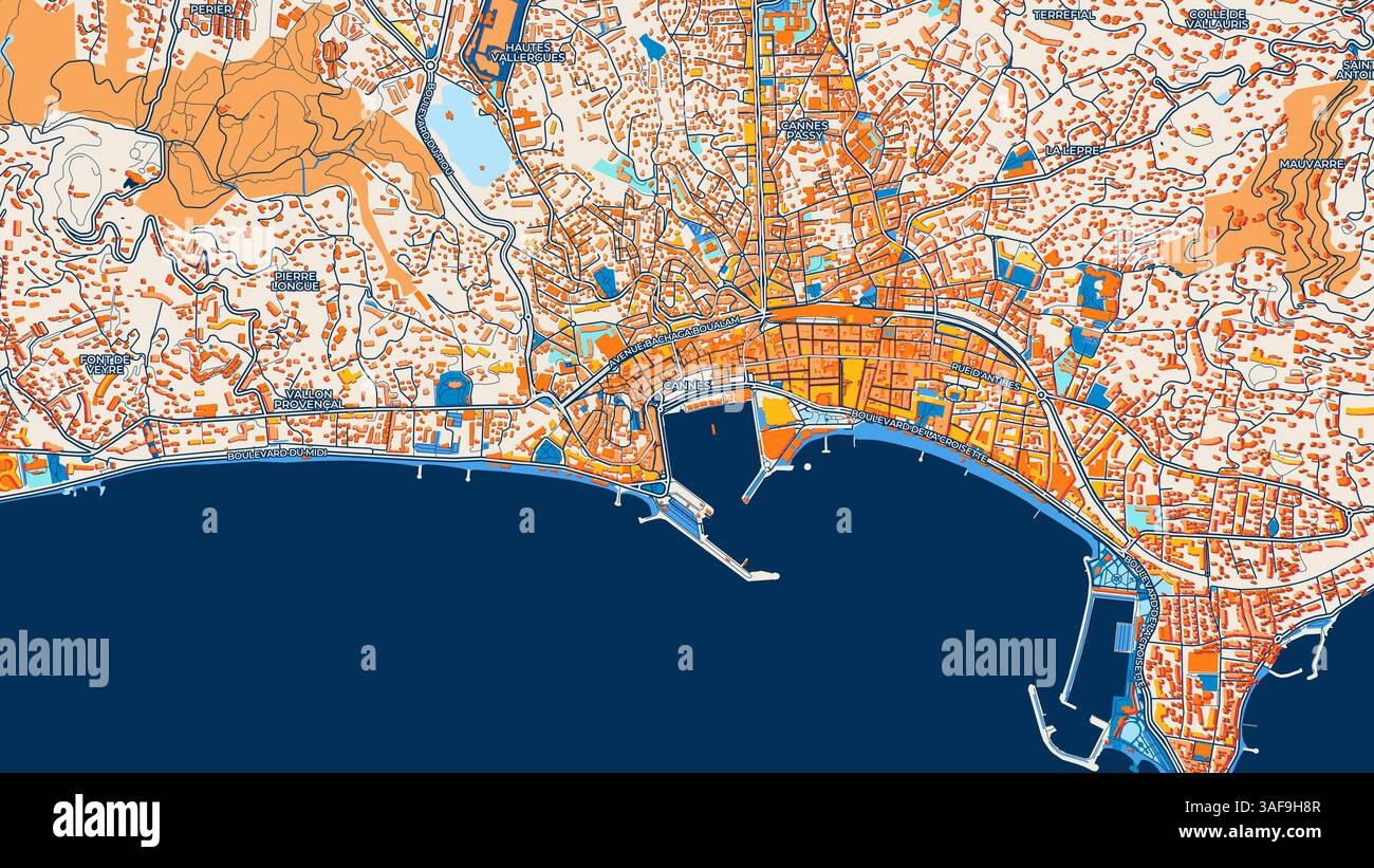 cannes city map