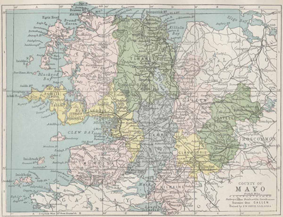 Map Of County Mayo
