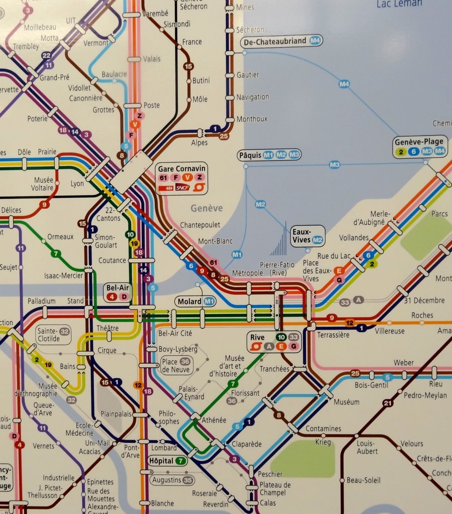 Map Of Geneva Geneva info