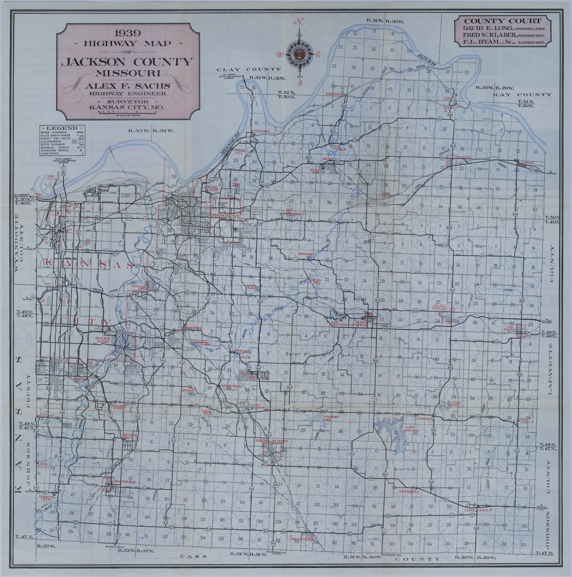 Map Of Jackson County Missouri Harry S Truman
