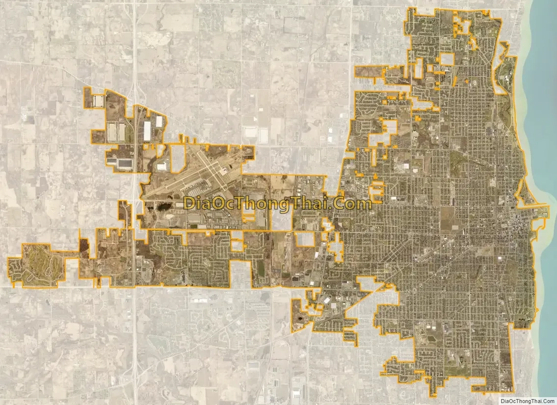 Map Of Kenosha City Thong Thai Real