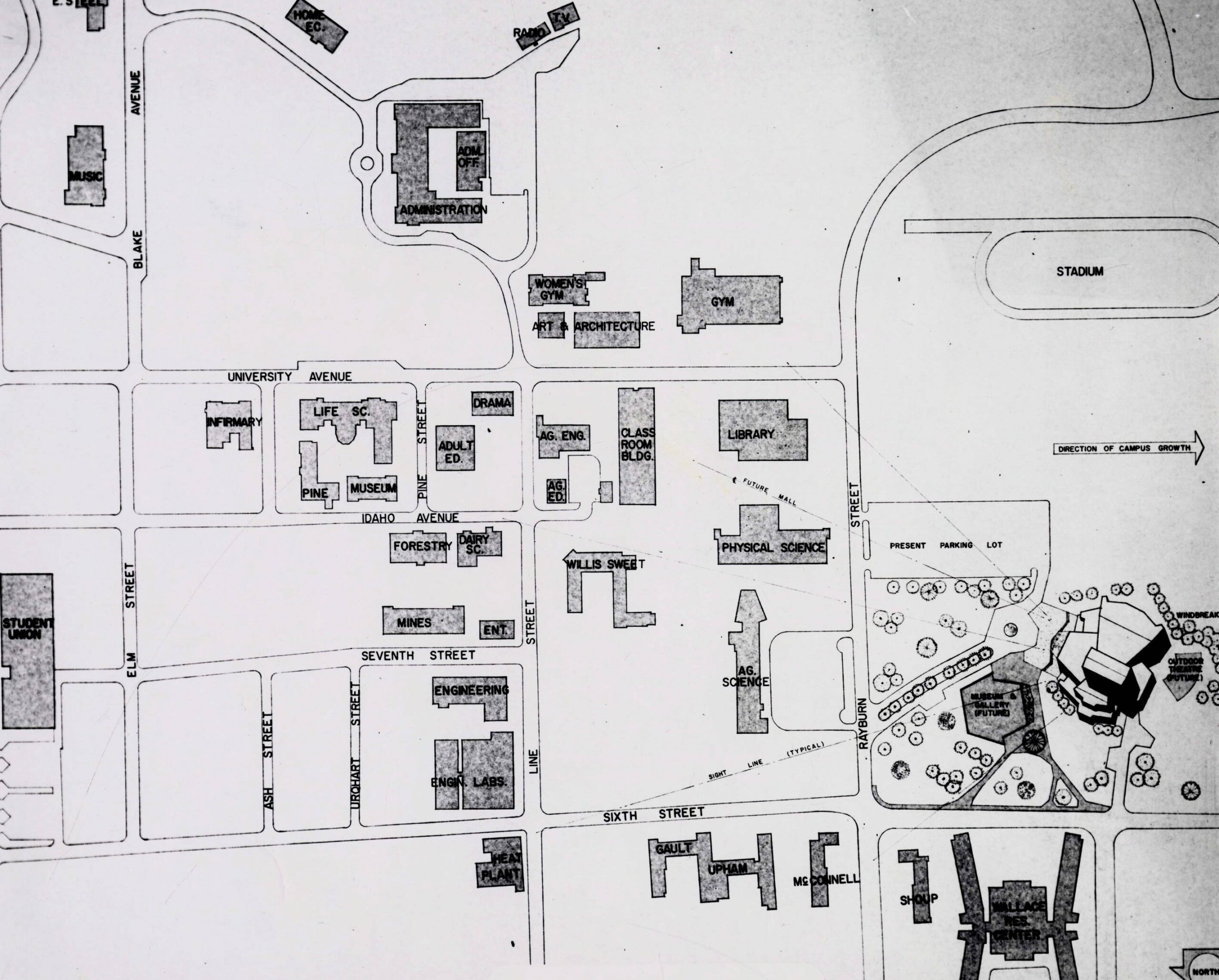 Map Of Proposed Campuses Buildings 4 3 Campus Photographs Collection