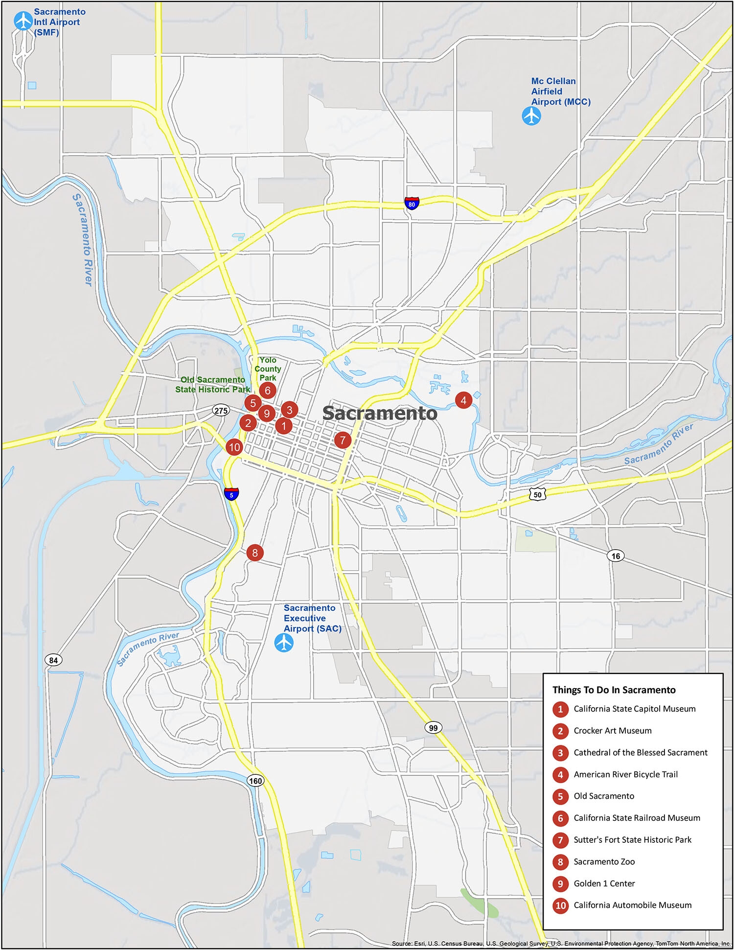 city map of sacramento ca